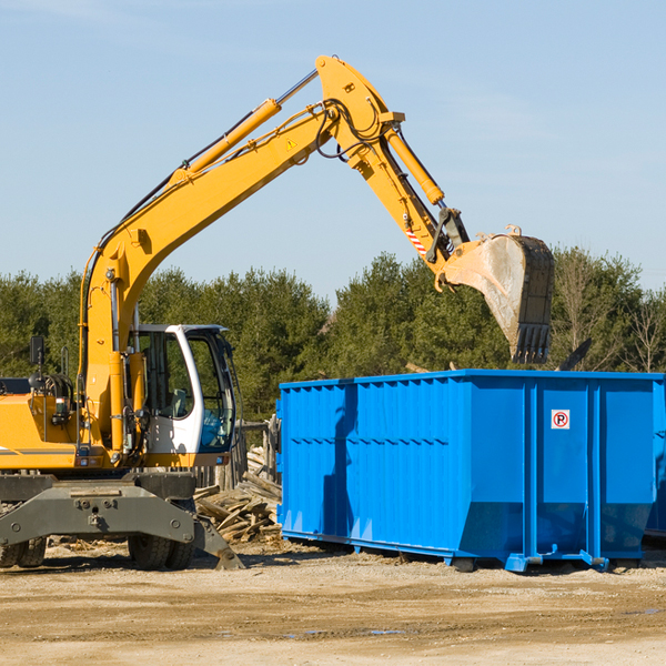 are there any restrictions on where a residential dumpster can be placed in Orland ME